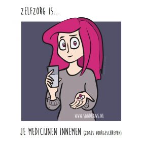 zelfzorg is medicijnen innemen