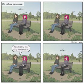 Vlaag schijt - strip