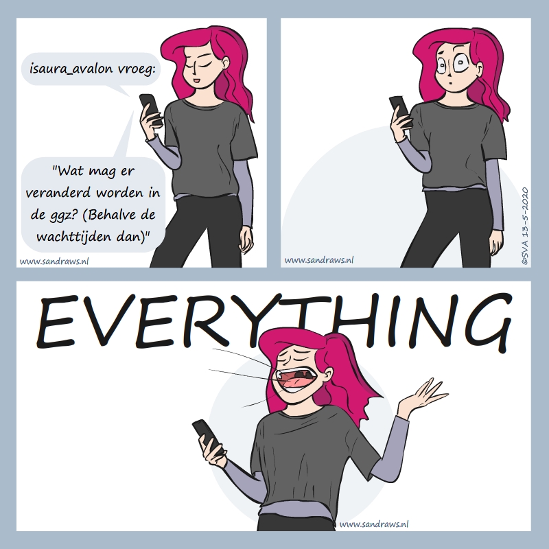 Q en A wat mag er veranderen strip