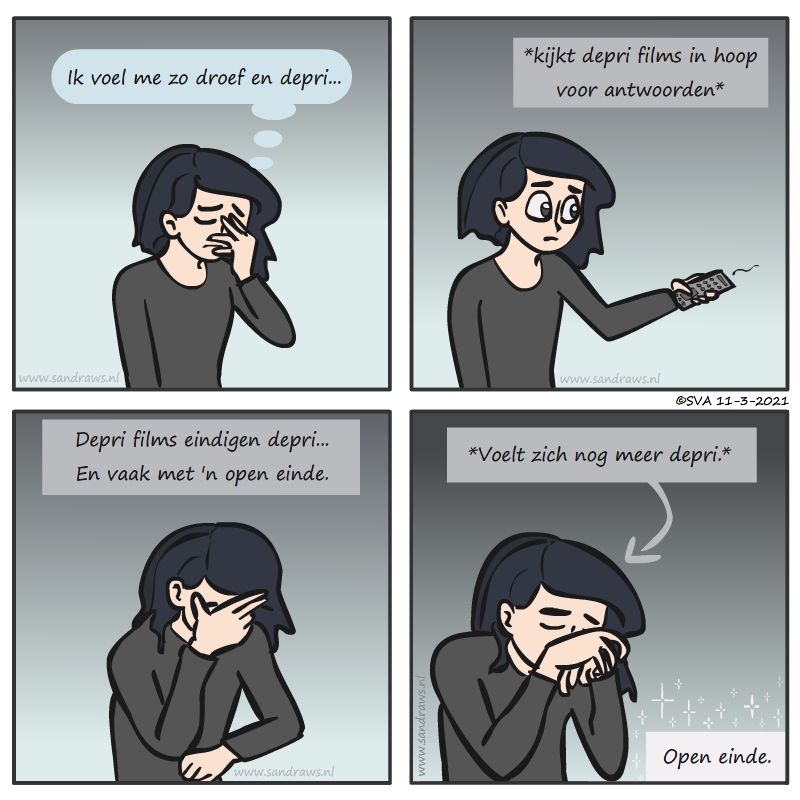 Open end comic